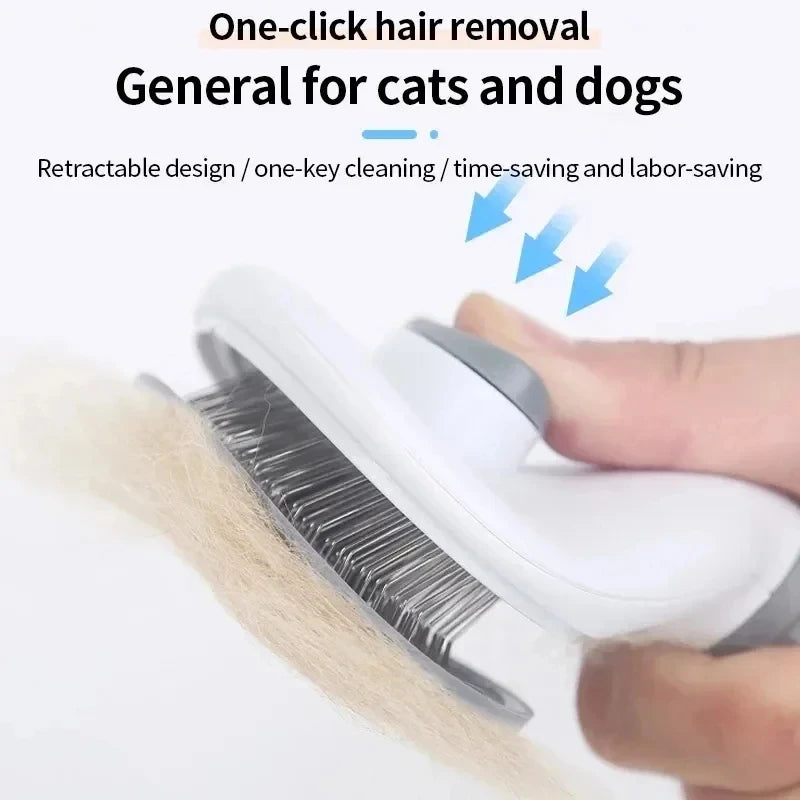 Premium Self-Cleaning Pet Brush