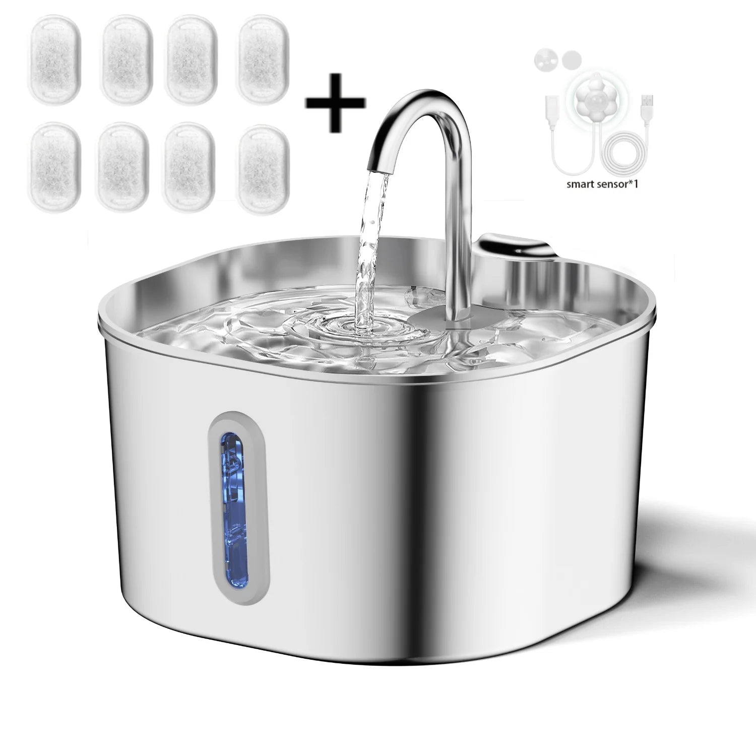 Premium Stainless Steel Pet Water Fountain