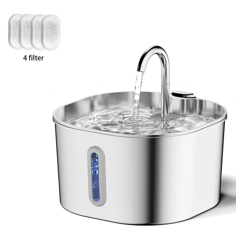 Premium Stainless Steel Pet Water Fountain